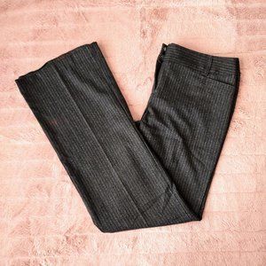 Gray Striped Dress Pants